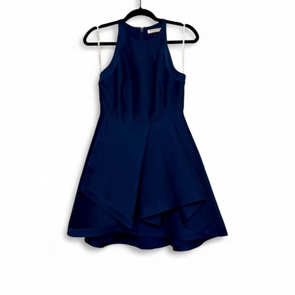 Halston Women's Blue and Navy Formal - Picture 2 of 6